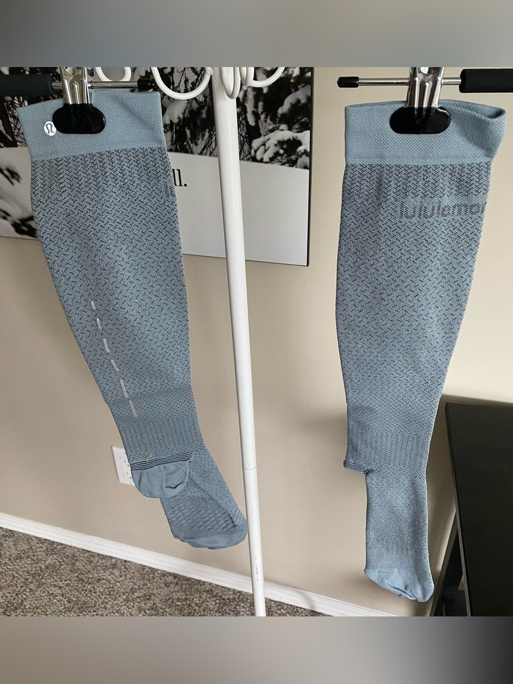 lululemon athletica Slate Blue Compression Stockings